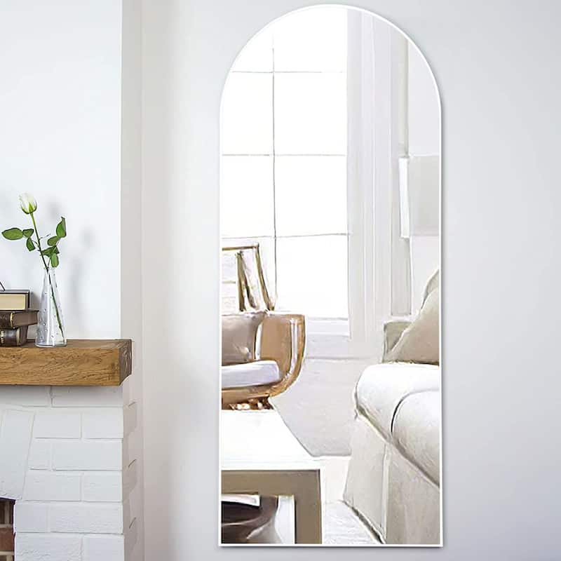 Full-length Floor Arched Mirror