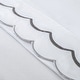 preview thumbnail 6 of 4, Luxury Long Staple Cotton Sateen 400 Thread Count Embroidered Standard Pillowcases, Set of 2