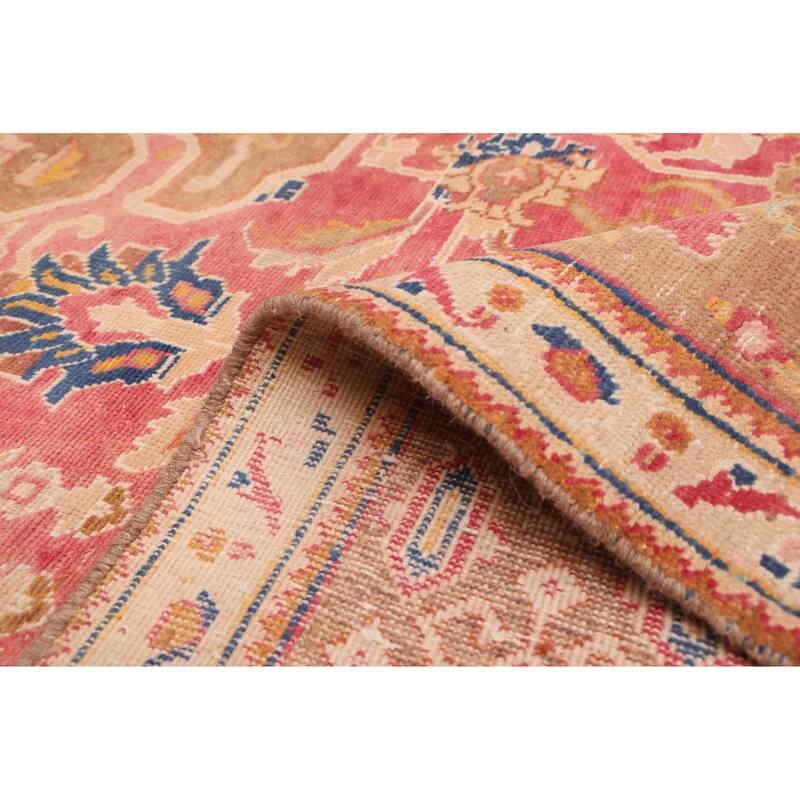 ECARPETGALLERY Hand-knotted Antalya Vintage Magenta Wool Rug - 8'1 x 11'2