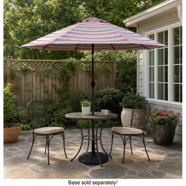 garden treasures market 7.5-ft patio umbrella Treasure 7.5ft  Outdoor Umbrella  Push Button Tilt  White Aluminum Frame (O'bravia, Aqua) : Patio, Lawn & Garden ensuring a comfortable and shaded environment for any outdoor setting Best Choice Products 7.5ft Heavy-Duty