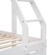 preview thumbnail 20 of 18, Reliable Safety Design Bunk Bed with Ladder and Drawers, Maximized Space, Full Over Twin & Twin, White