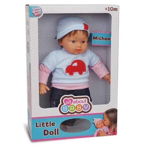 slide 2 of 4, Small World Toys Baby Doll, Little Boy - Michael Multi - Kids