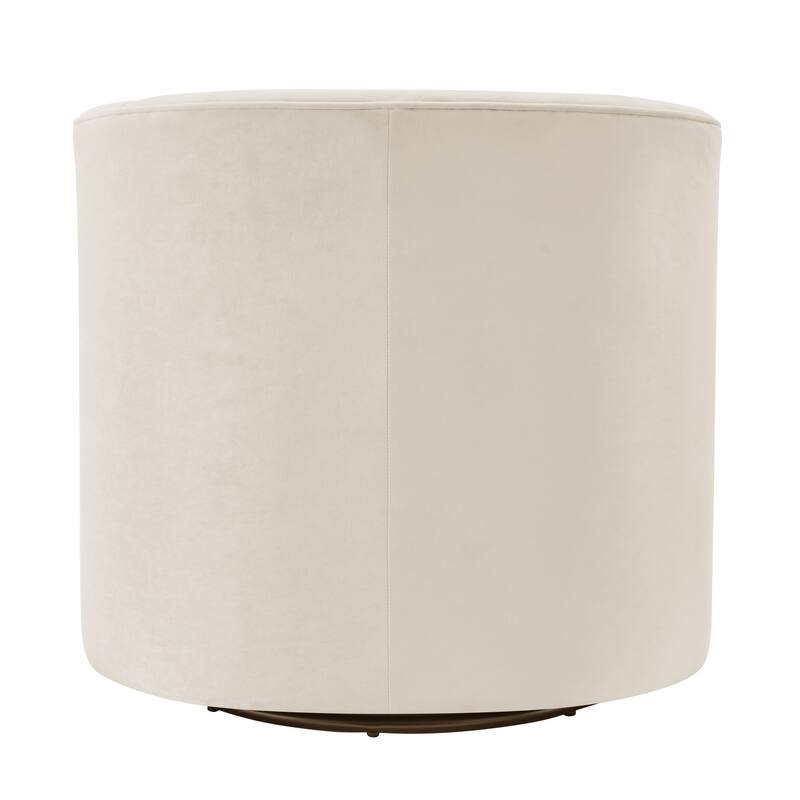 NPD Furniture Walsh Fabric Swivel Barrel Chair