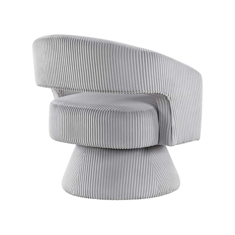 Parris Corduroy Swivel Chair