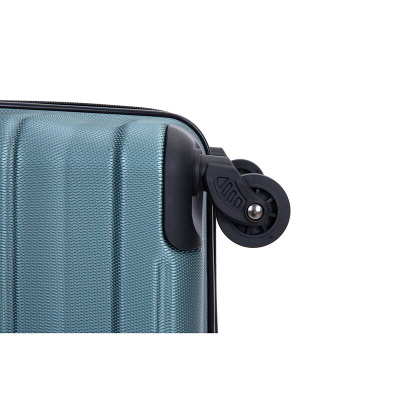 3 Piece PC Expandable Luggage Sets, Modern Lightweight Durable Suitcase with TSA Lock, Two Hooks and Spinner Wheels