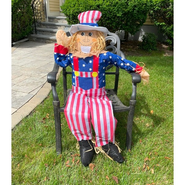 Lifesize July 4th Sitting Uncle Sam, - Bed Bath & Beyond - 40203132
