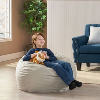 Chisholm Modern 3 Foot Bean Bag by Christopher Knight Home