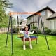 preview thumbnail 7 of 5, Saucer Swing with Stand for Kids