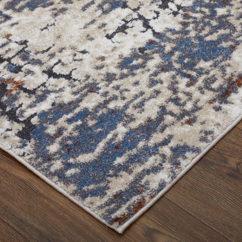 Grand Bazaar Odera Machine Made Abstract Modern Area Rug