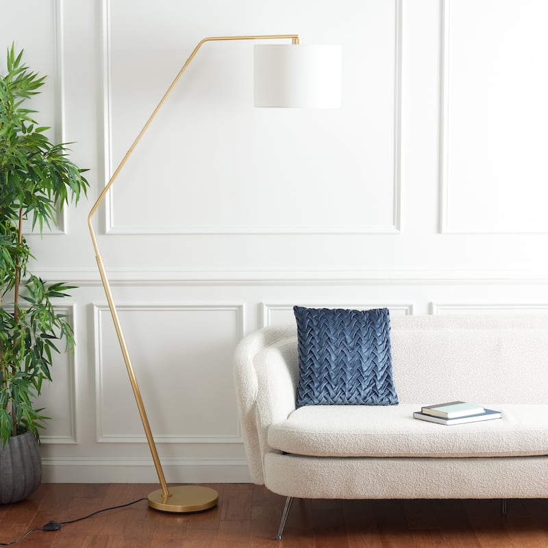 SAFAVIEH Lighting Elis 76-inch Arched Floor Lamp - 14 in. W x 36 in. D x 76 in. H