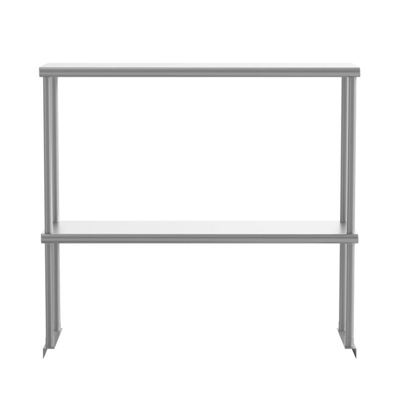 Commercial Grade NSF Certified Stainless Steel Metal Kitchen Double Overshelf