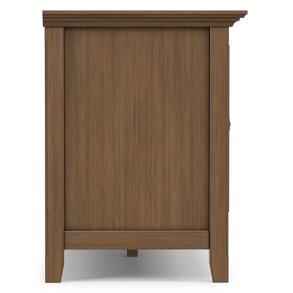 WYNDENHALL Halifax 72 inch Wide Solid Wood Transitional TV Stand