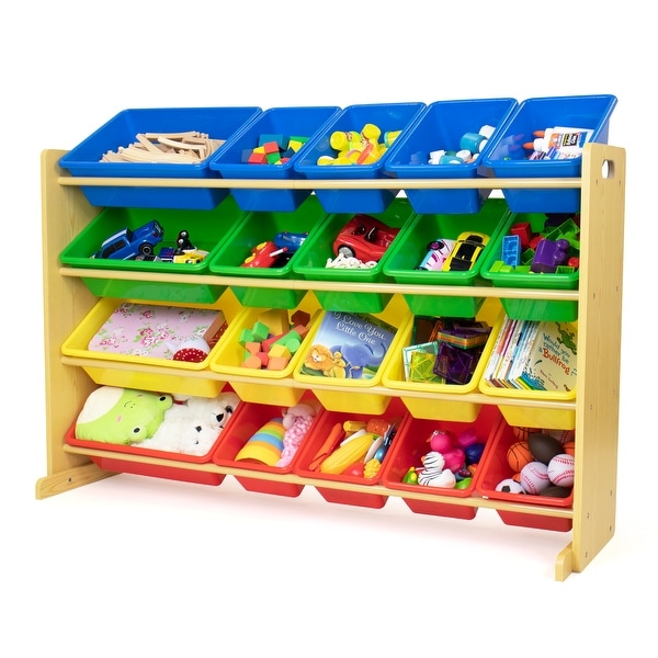 Humble Crew XL Toy Storage Organizer with 20 Storage Bins