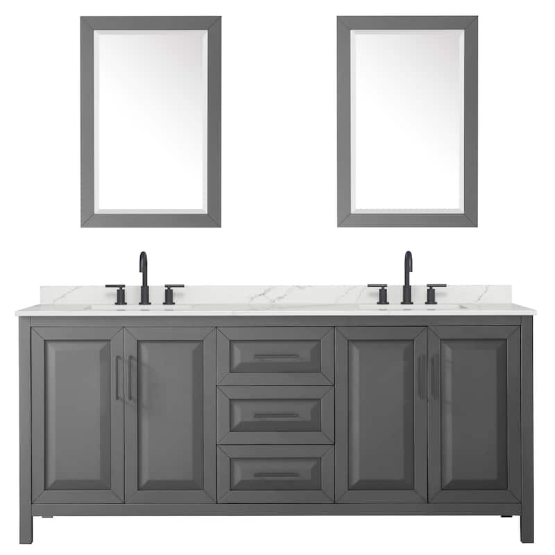 Wyndham Collection WCV252580D-QTZ-US3M24 Daria 80" Free Standing