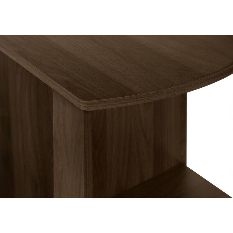 Computer Desk, Home Office, Corner, Storage Shelves