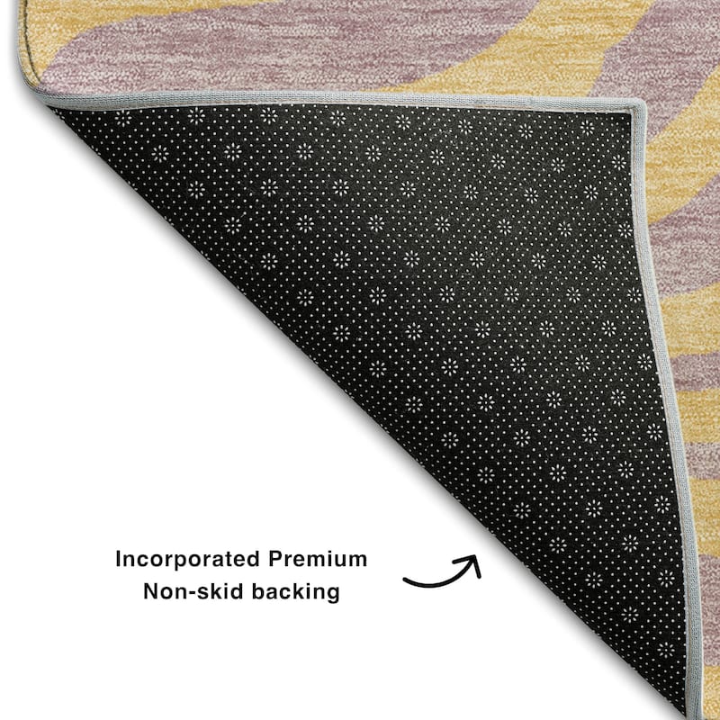 Premium Washable Super Soft Modern Zebra Print Mayfield Rug