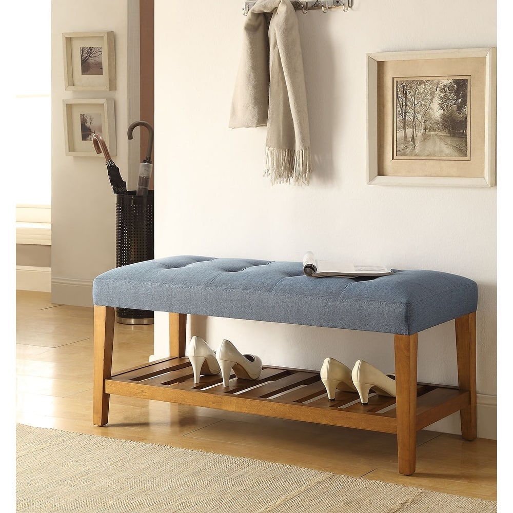 Kahan Kahan Tufted Padded Seat Bench