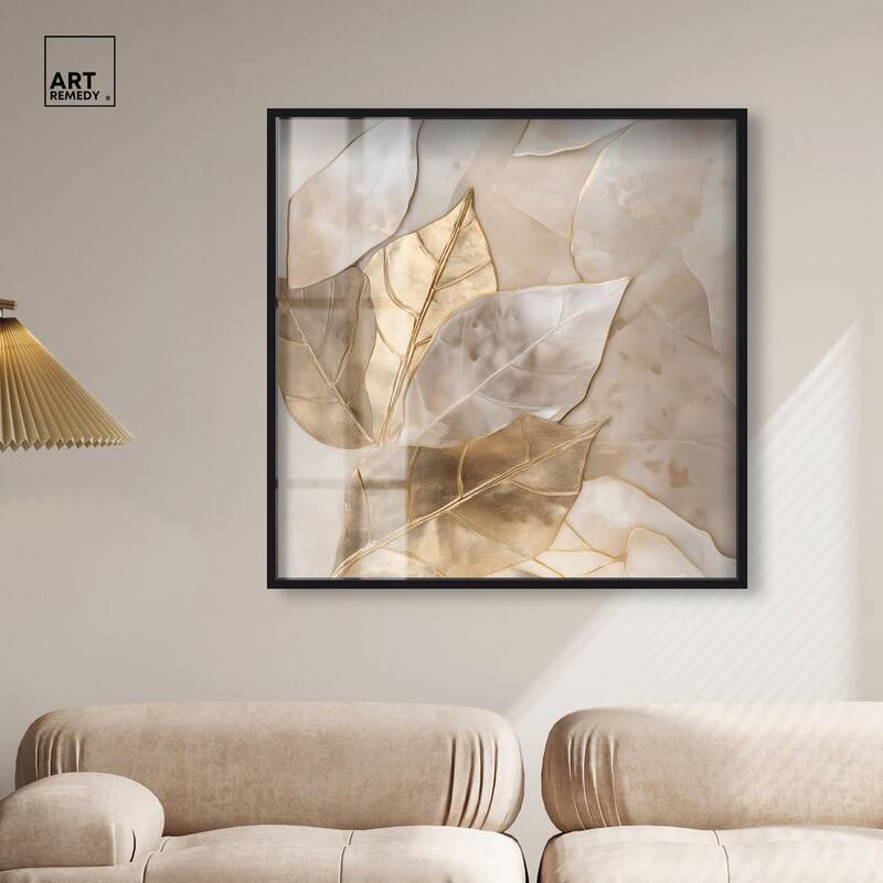 Golden Boughs Shadowbox by Art Remedy