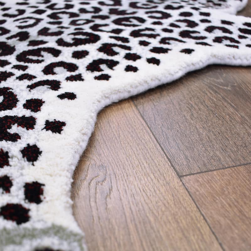Fabstyles Animal Wool Printed Area Rag Rug Living Room, Hallway