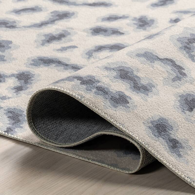 Nuloom Mason SpinClean Machine Washable Contemporary Leopard Print Area Rug