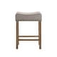 preview thumbnail 5 of 8, Set of 2 Linen Upholstered Counter Height Stool