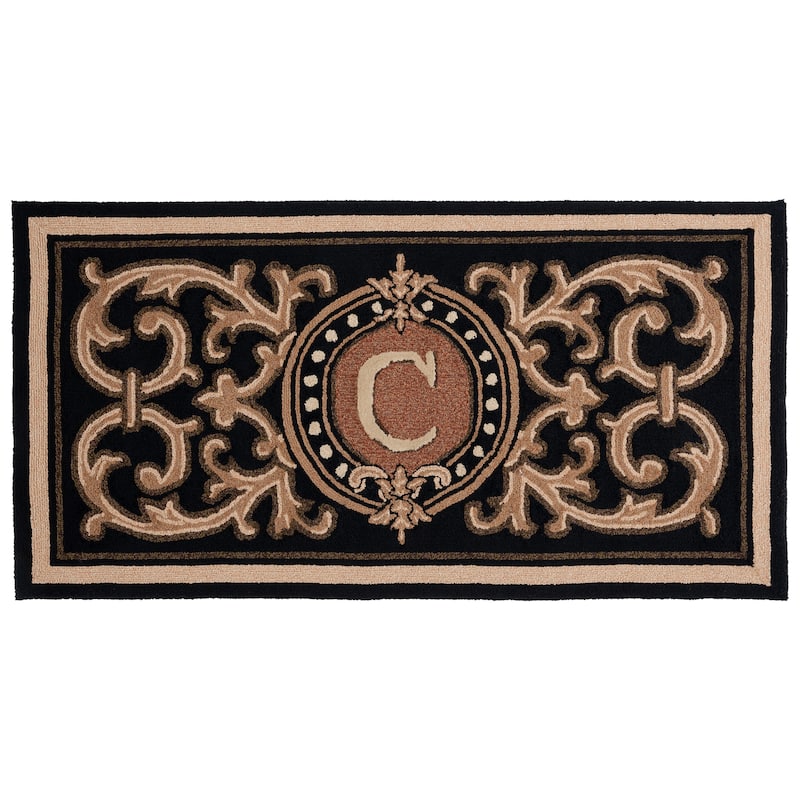 SAFAVIEH Handmade Monogram Bruneta Casual Rug