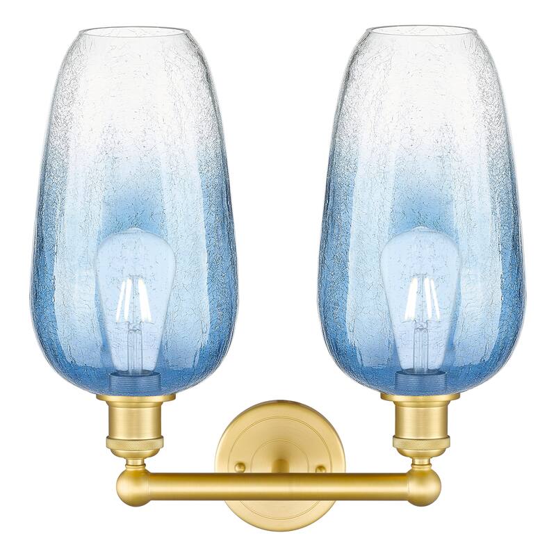 Innovations Lighting Endless Possibilities Edison - Brookhaven Flute - 2 Light 16" Bath Vanity Light