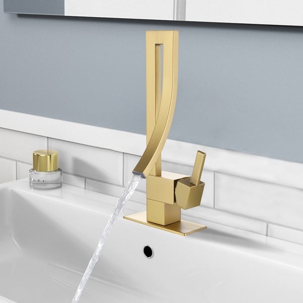 Modern Bathroom Faucet, Brass Bathroom Mixer Tap With Pull-out Spray,  Countertop Basin Faucet, Hot And Cold Water Hand Wash Available