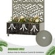 preview thumbnail 69 of 103, 72 in Metal Movable Planter Box with Trellis Privacy Screen Lockable Wheels