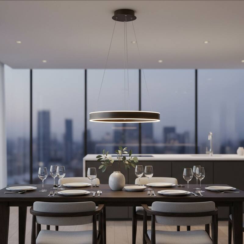 1 Light LED Array Pendant Light in Oil Rubbed Bronze - Oil Rubbed Bronze