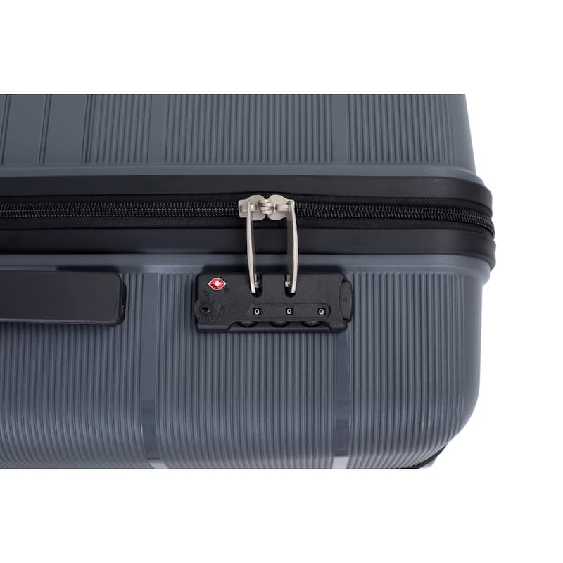 Hardshell 3 Piece PP Luggage Sets, Lightweight Durable Luggage Set with TSA Lock
