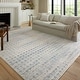 preview thumbnail 3 of 53, Alexander Home Monroe Geometric Moroccan Area Rug 2'-7" x 10' Runner - Sky / Dove