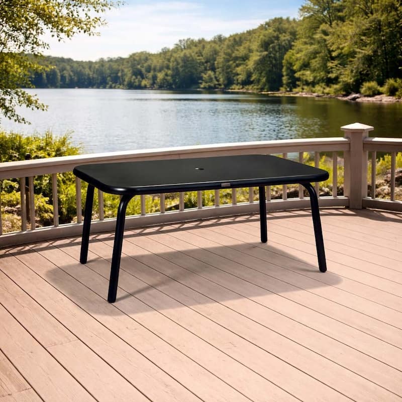 Holsen 42" x 73" Rectangular Rigid Dining Table - N/A