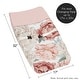 preview thumbnail 5 of 4, Sweet Jojo Designs Boho Shabby Chic Floral Girl Changing Pad Cover Ivory Bohemian Vintage Garden Watercolor Flower Nature Rose