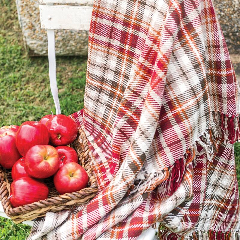 Englewood Plaid Throw Blanket