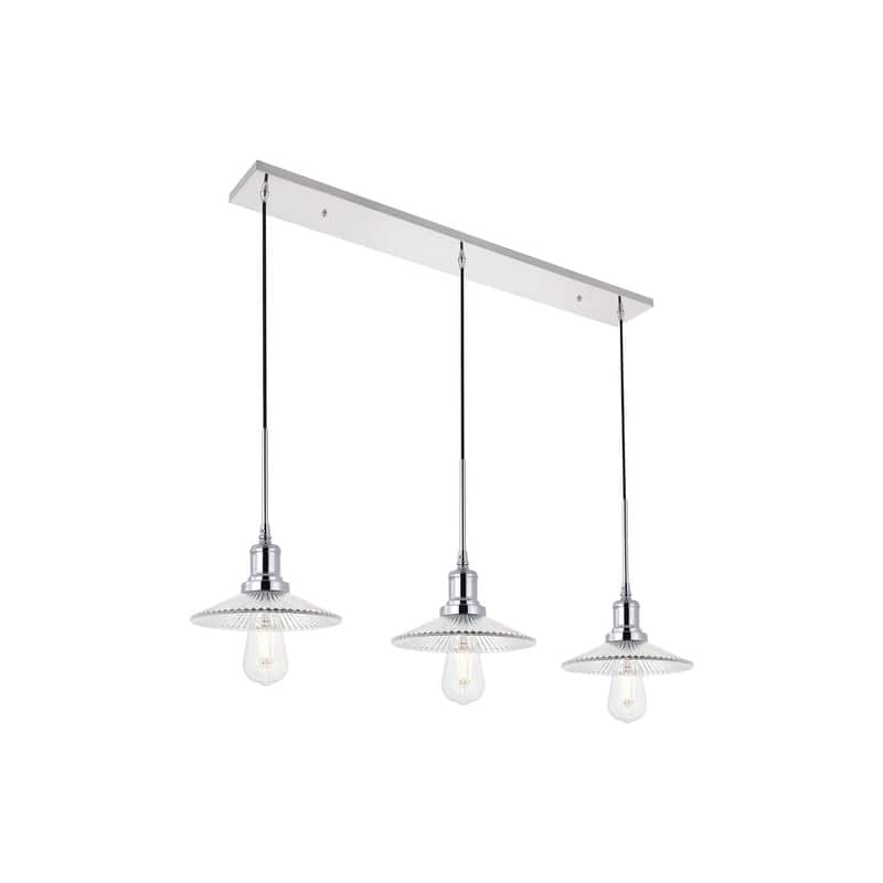 Waltz 3 light black Pendant