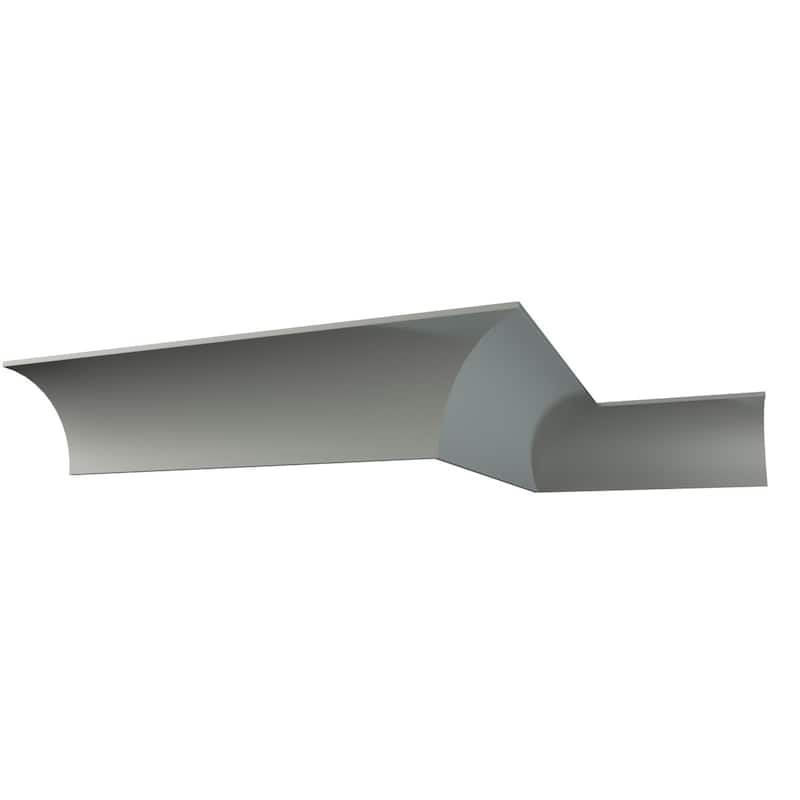 7 7/8"H x 7 7/8"P x 11 1/8"F x 96"L Camilla Crown Moulding - 1-Pack
