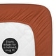 preview thumbnail 5 of 4, Rust and White Boho Mudcloth Boy Girl Fitted Crib Sheet - Orange Bohemian Woodland Tribal Southwest Mud Cloth Hatch Neutral Line