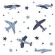 preview thumbnail 1 of 2, Bedtime Originals Little Aviator Airplane & Stars Wall Decals/Stickers