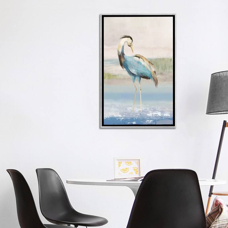 iCanvas "Heron On The Beach I" by Aimee Wilson Framed
