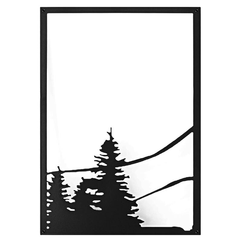 Art3d Black Metal Framed Wall Art Set-17"x12"