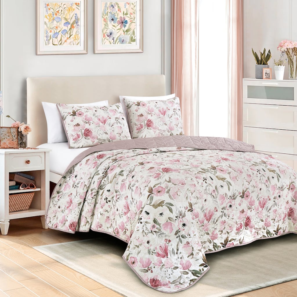 Labe Luxury 3 Piece Reversible Bedspread