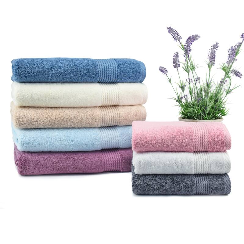 East'N Blue Lara Turkish Cotton Bath Towel Set (Set of 3) - (1 Bath Towel, 1 Hand Towel, 1 Washcloth)