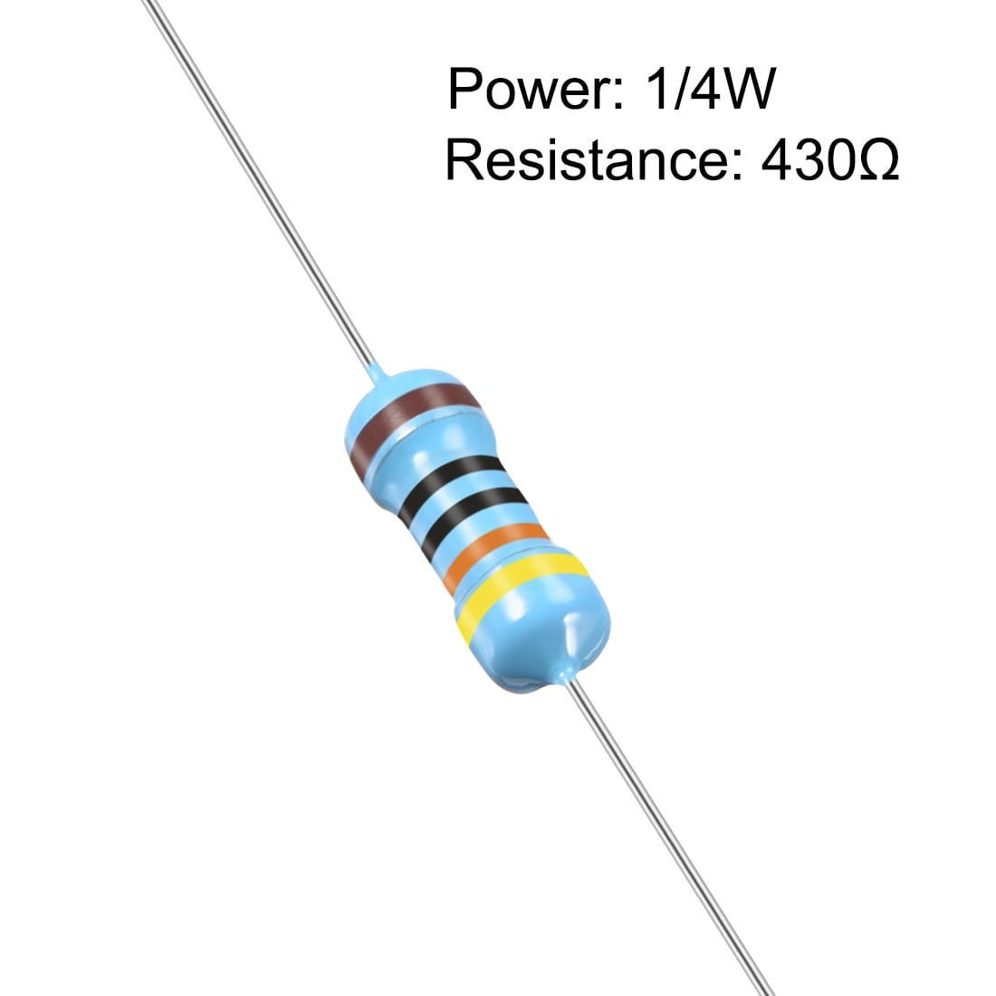 Confezione 4 Resistenze A Film Di Ossido Metallo 300 Ohm 5W 5% – Endlessparts G149