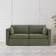 preview thumbnail 115 of 179, Mia Oversized Modular Sectional Fabric Sofa