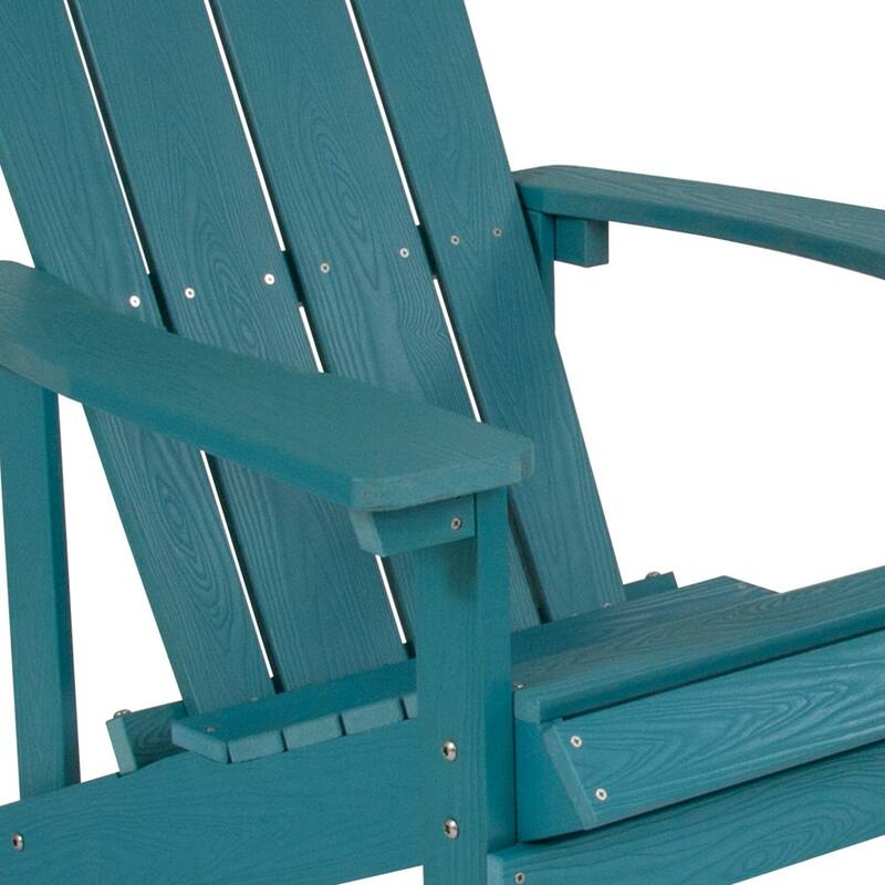 Outdoor All-Weather Poly Resin Wood Adirondack Chair
