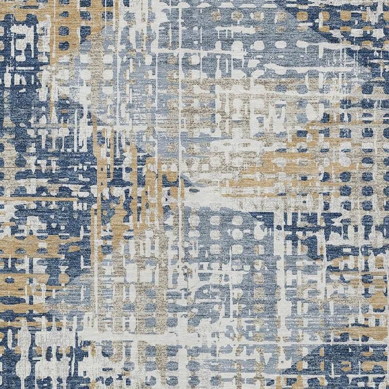 HomeRoots Geometric Transitional Rectangle Outdoor Rug