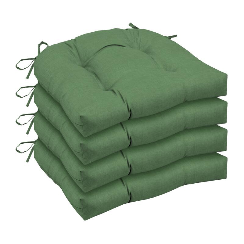 Arden Selections Patio Chair Cushion Set - 4 Count - Moss Leala Texture