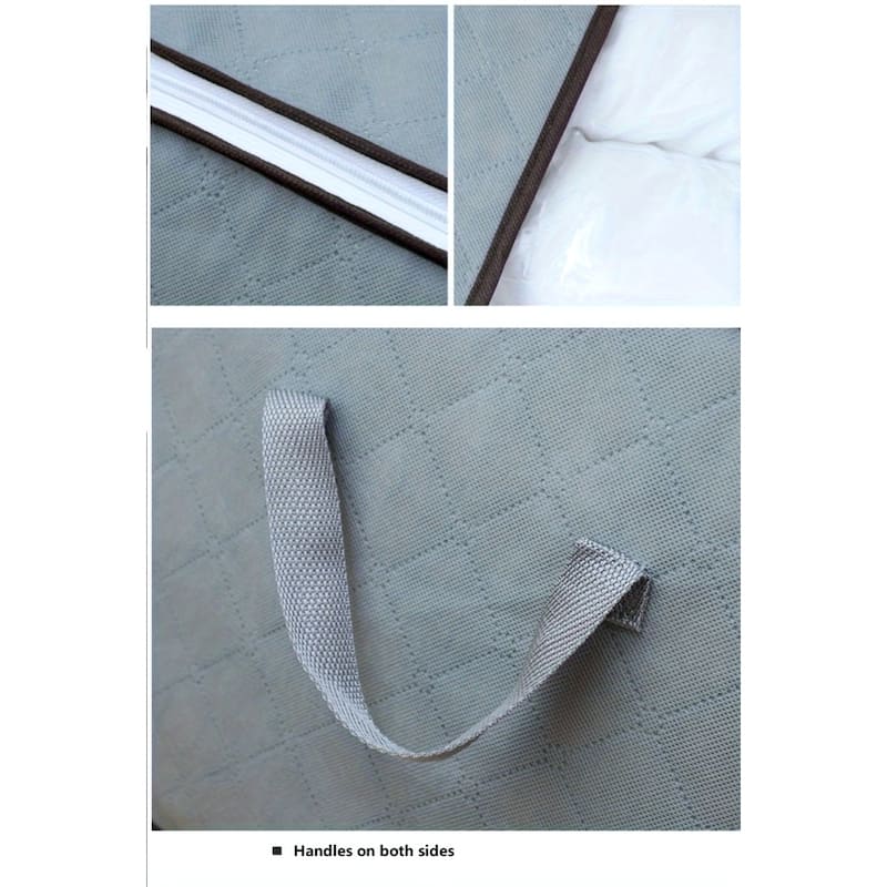 Large Storage Bags 2-Pack with Clear Window and Handles - Vertical: 18.11” L x 11.02” W x 18.9” H