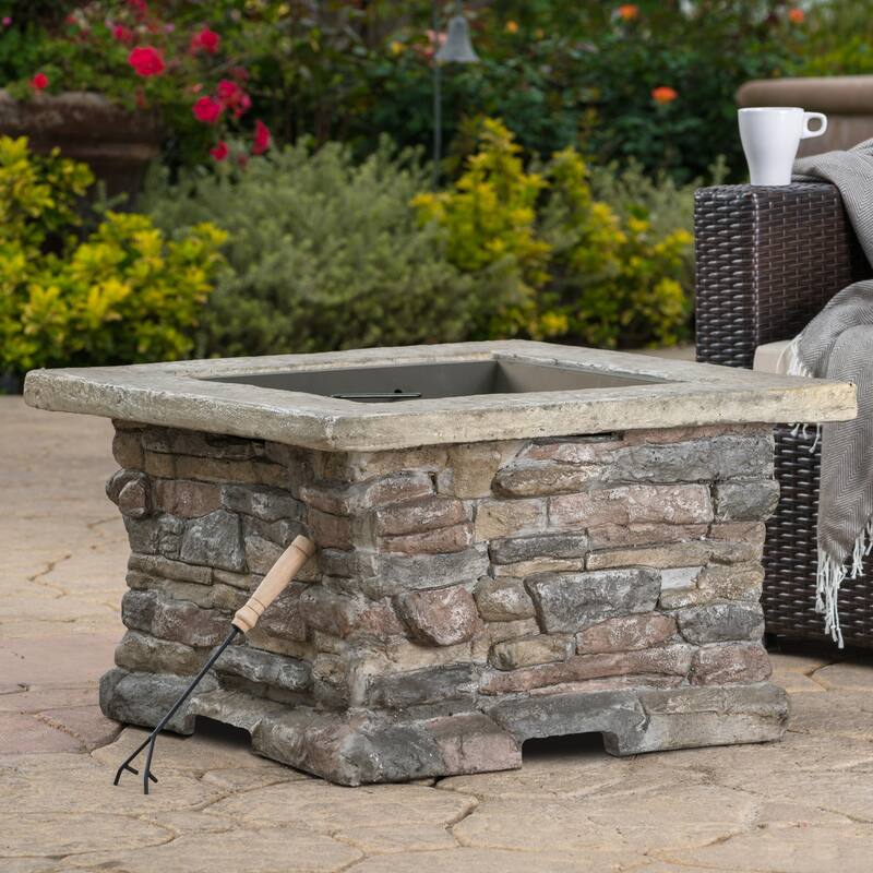 Corporal Square Fire Pit by Christopher Knight Home